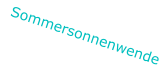 Sommersonnenwende